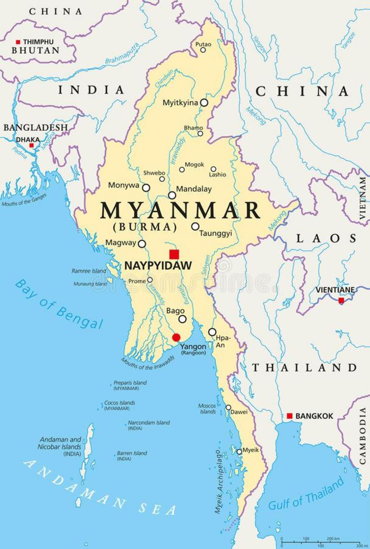 naypyidaw Miramar mapu
