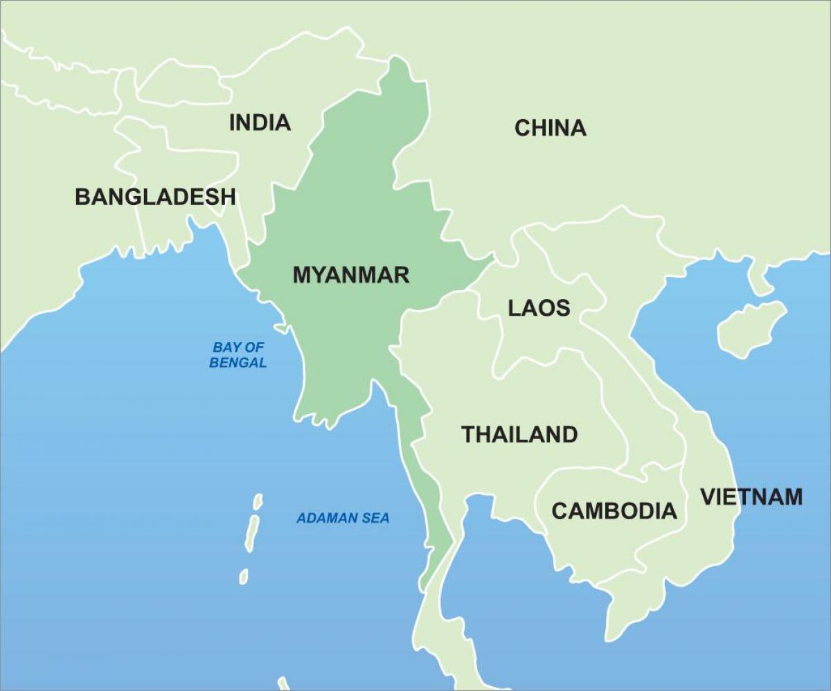 Miramar na mapi azije
