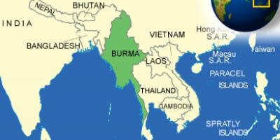 Burmi ili Miramar mapu